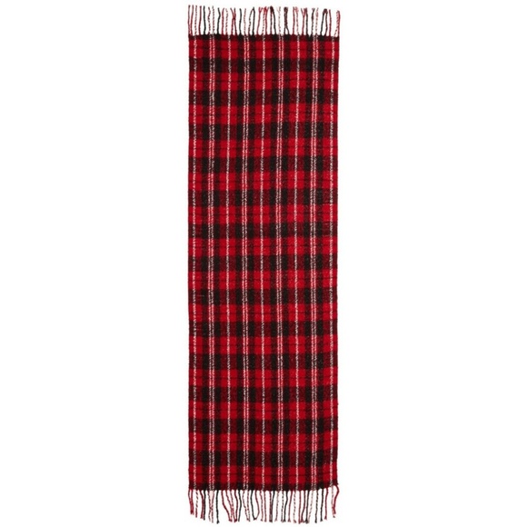 Free People Plaid Fringe Blanket Scarf wrap - Picture 2 of 6
